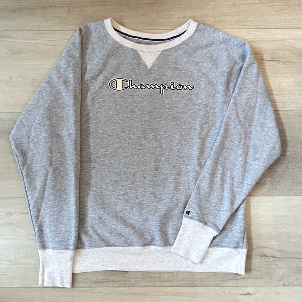 Champion Authentic Athleticwear Vintage grey crewneck sweatshirt mens large
